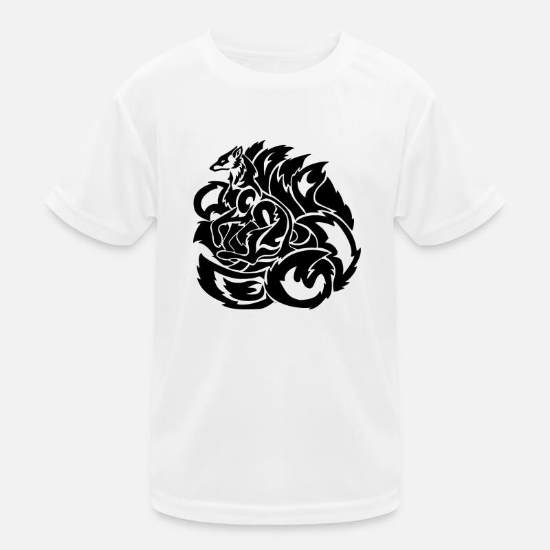 Kitsune Kinder Funktions-T-Shirt