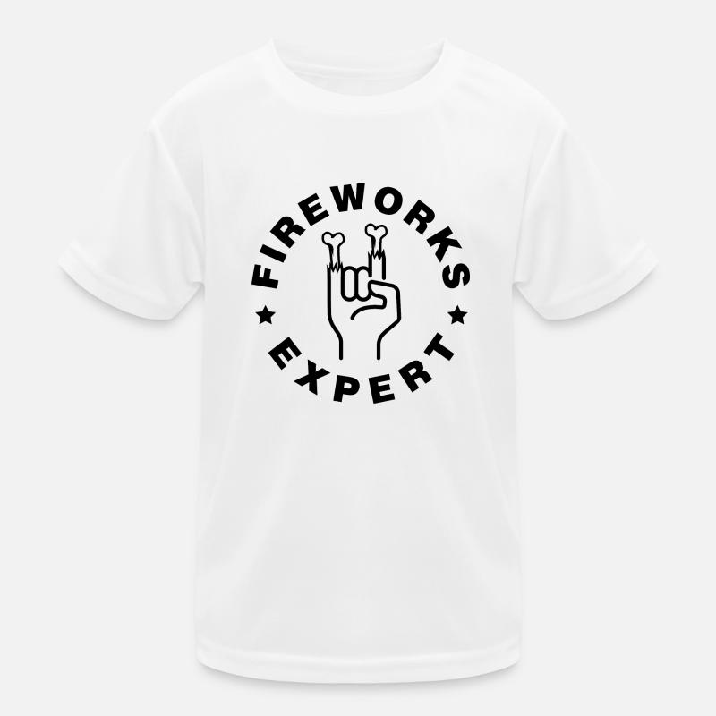 Fireworks Expert Firework Firecracker Pyro Kinder Funktions-T-Shirt