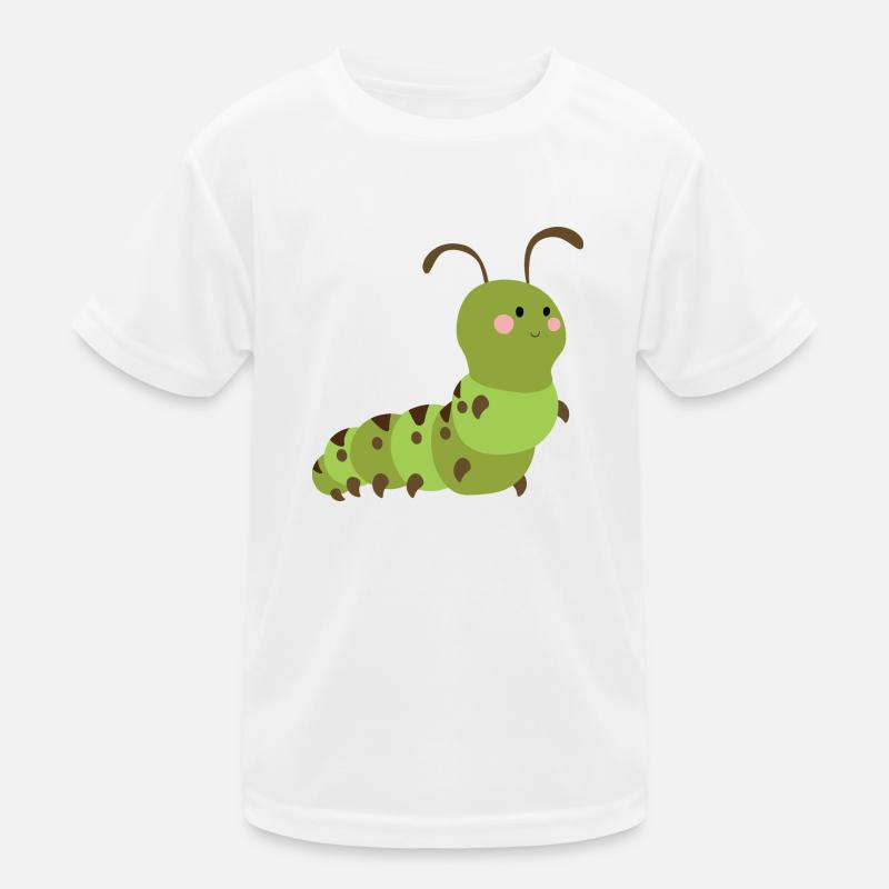 Raupe Kinder Funktions-T-Shirt