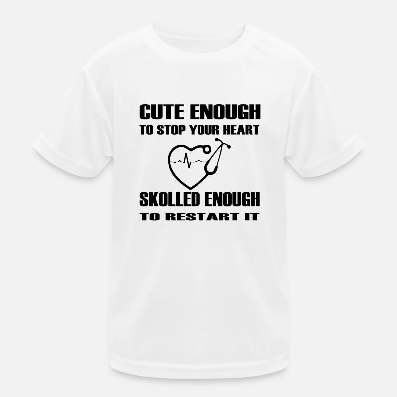 Nurse Krankenschwester Doktor Kinder Funktions-T-Shirt