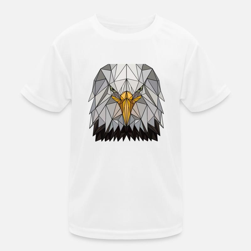 Adler Polygon Kinder Funktions-T-Shirt