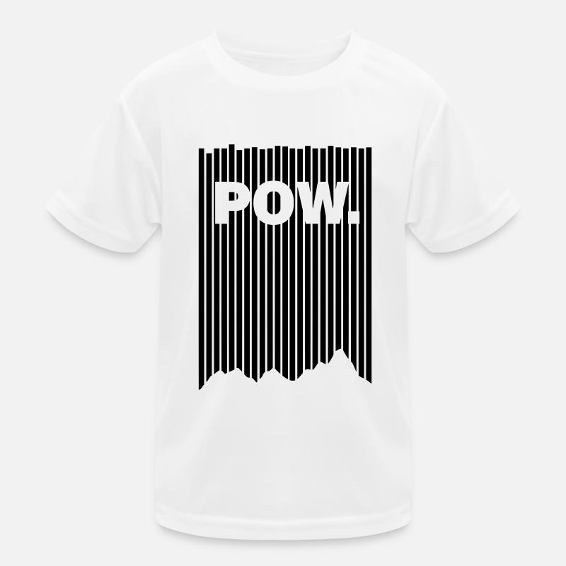 Powder snow - Fresh snow - Pow - Powder - Mountains Kids Functional T-Shirt