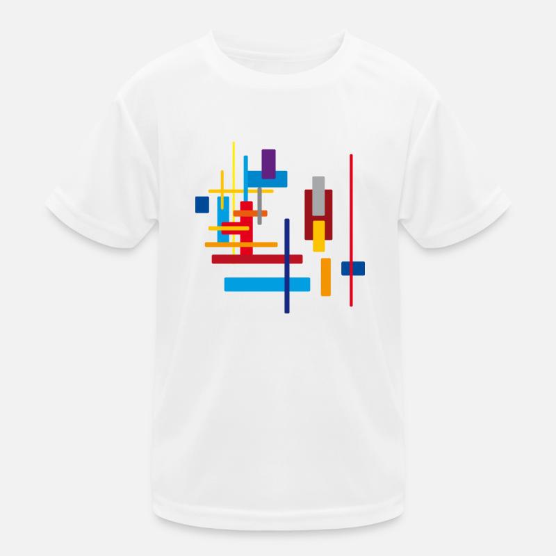 Architecture des blocs de construction - motif de couleurs T-shirt sport Enfant