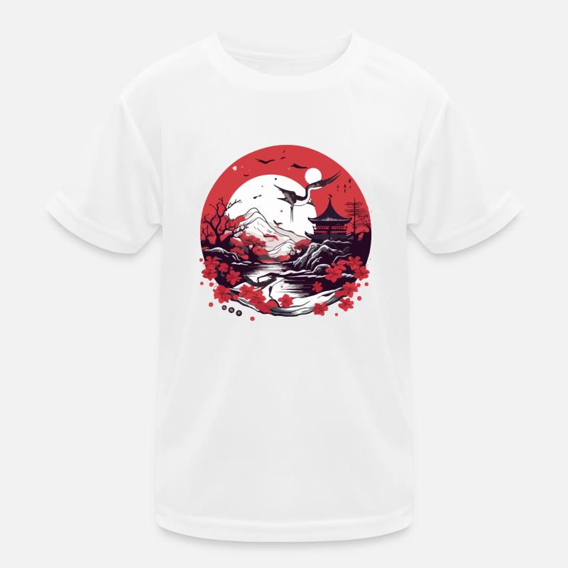 Japanische Folklore Kinder Funktions-T-Shirt