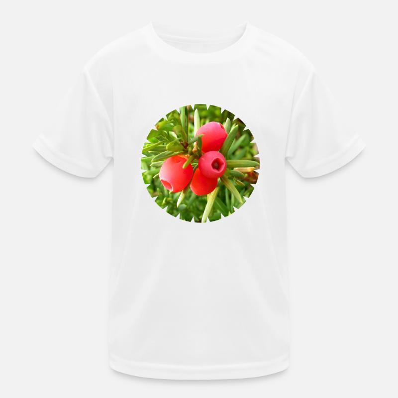 Die Eibe, ein heimischer Nadelbaum Kinder Funktions-T-Shirt