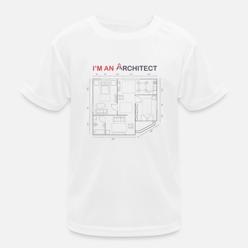 Je suis un Architecte T-shirt sport Enfant