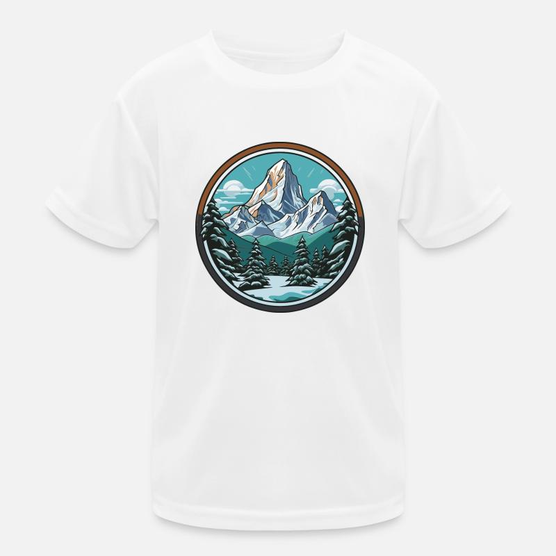 mountains Kids Functional T-Shirt