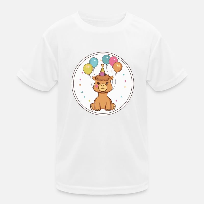 Kamel Geburtstag Baby Kinder Funktions-T-Shirt