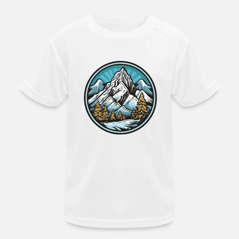 Mountains Kids Functional T-Shirt