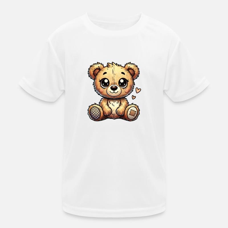 Teddybär Kinder Funktions-T-Shirt
