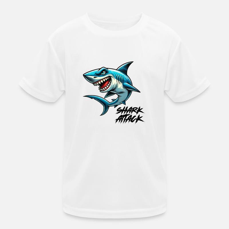 attaque de requin T-shirt sport Enfant