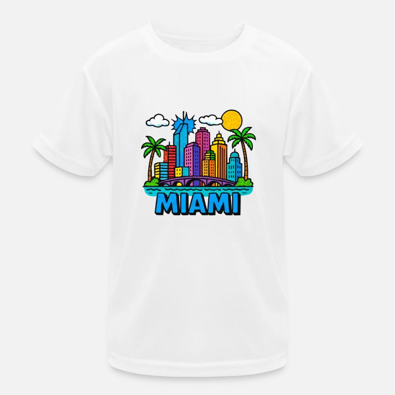 miami Kinder Funktions-T-Shirt