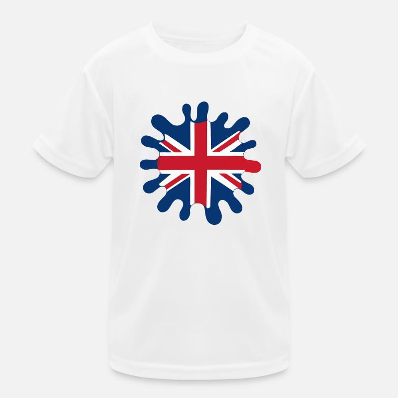 Blobs de drapeau de l’Angleterre T-shirt sport Enfant