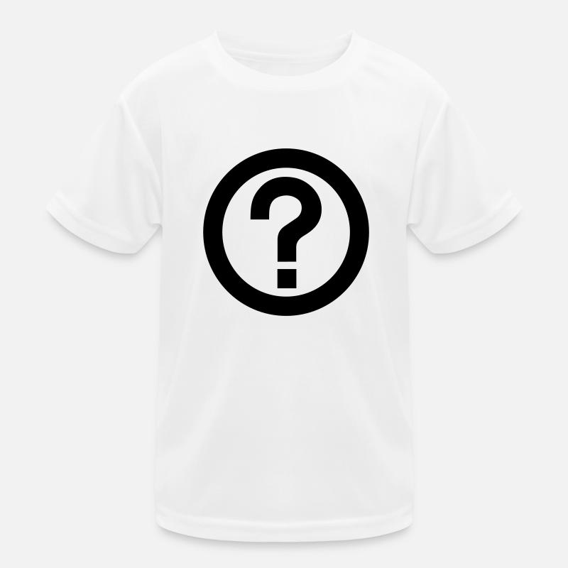 Question Mark,Question,Punctuation,Symbol Kids Functional T-Shirt