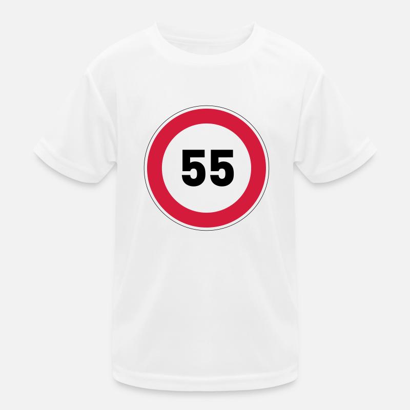 55, 55. Geburtstag Kinder Funktions-T-Shirt