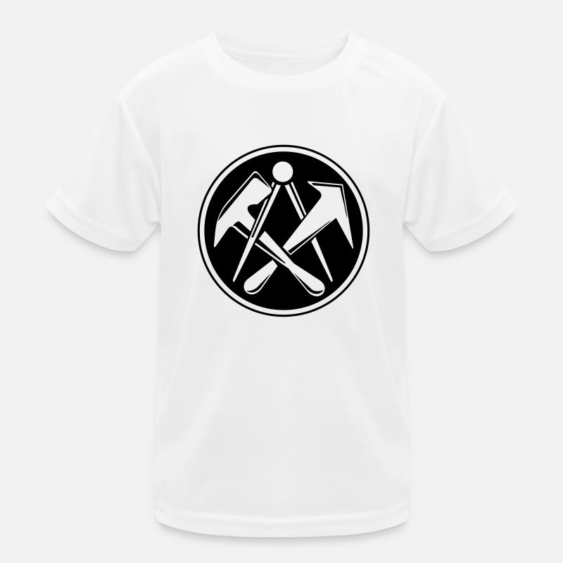 Dachdecker symbol Kinder Funktions-T-Shirt
