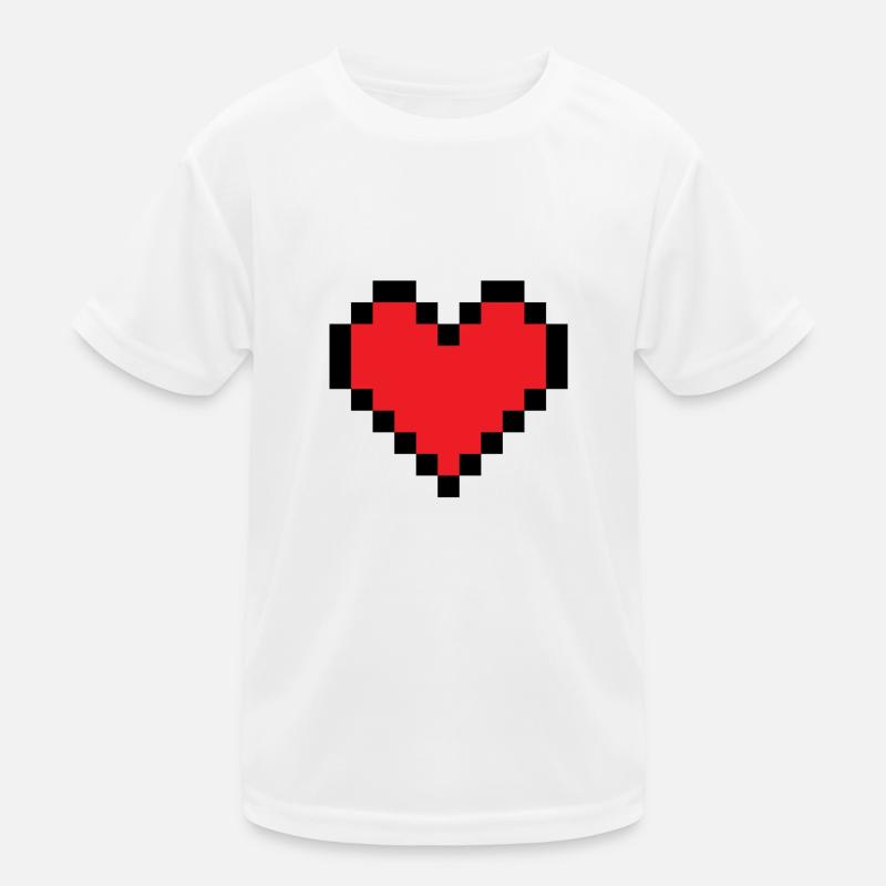 coeur de Pixel T-shirt sport Enfant