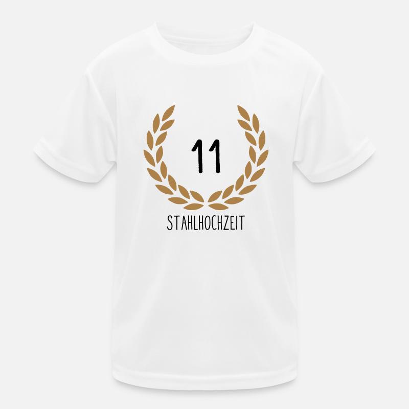 Hochzeitstag 11 Kinder Funktions-T-Shirt