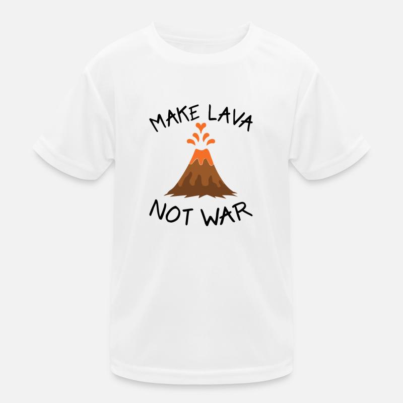 make lava not war Kids Functional T-Shirt