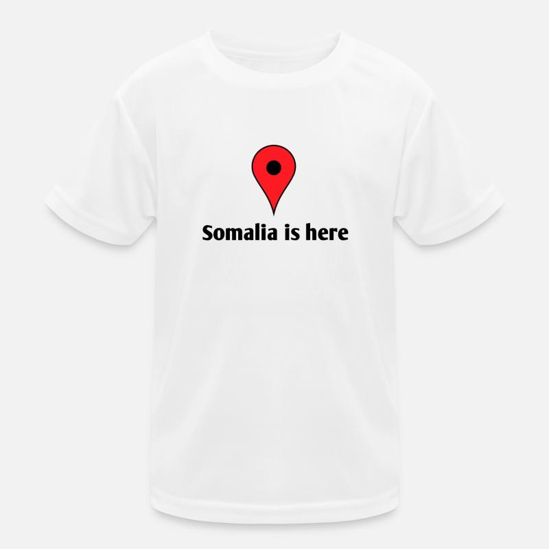 La Somalie est ici T-shirt sport Enfant