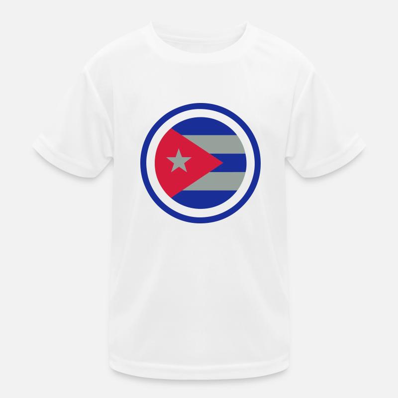 Cuba Emblem Kids Functional T-Shirt