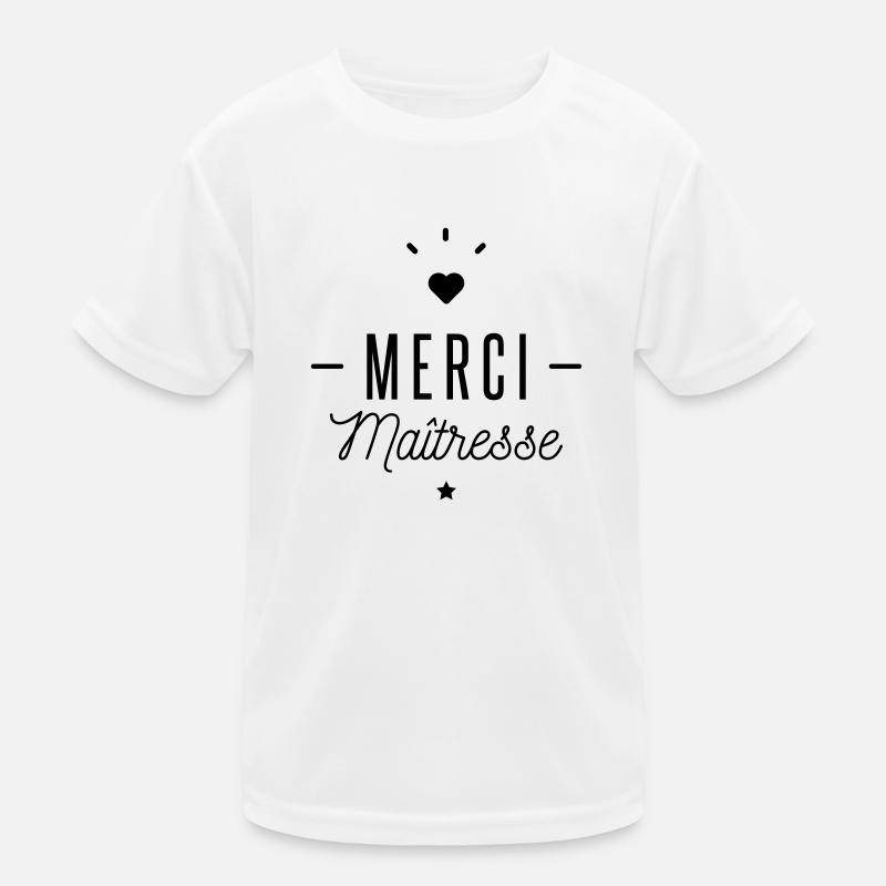 merci maitresse T-shirt sport Enfant