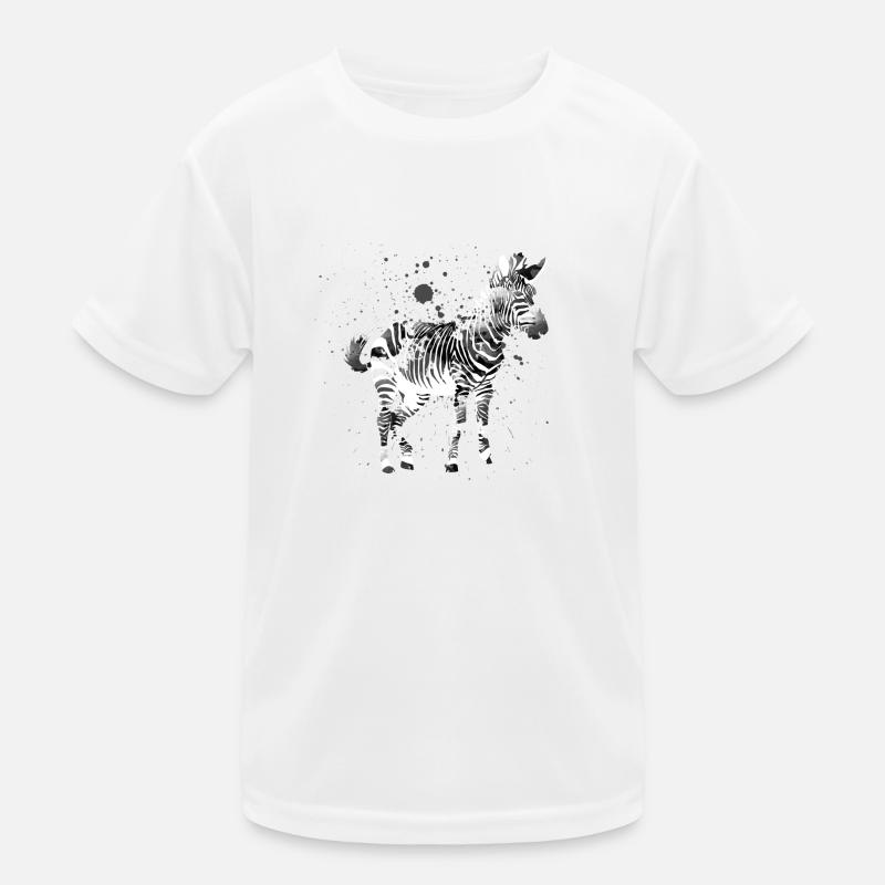 zebra Kinder Funktions-T-Shirt