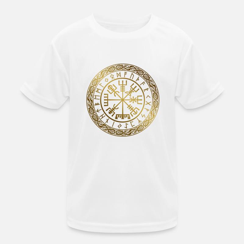Vegvisir - Viking Navigation Compass Kids Functional T-Shirt