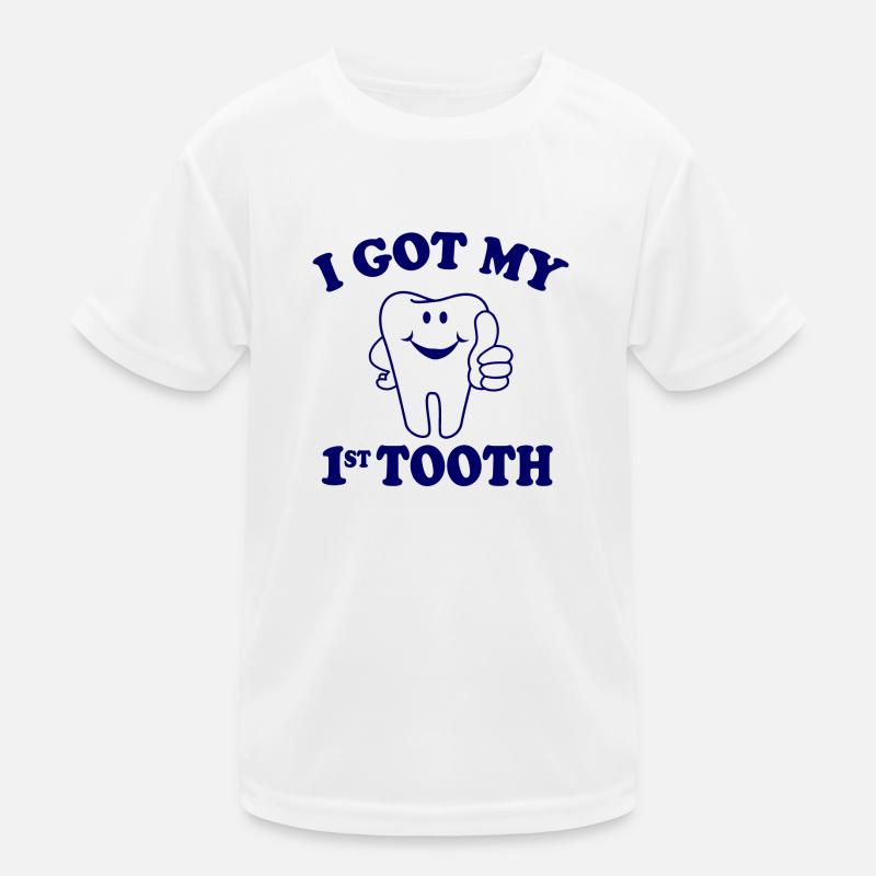 first tooth T-shirt sport Enfant