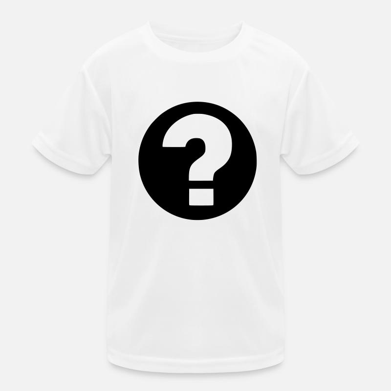 question mark Kids Functional T-Shirt