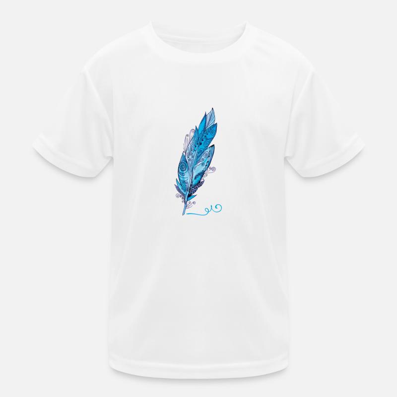 Feder Kinder Funktions-T-Shirt