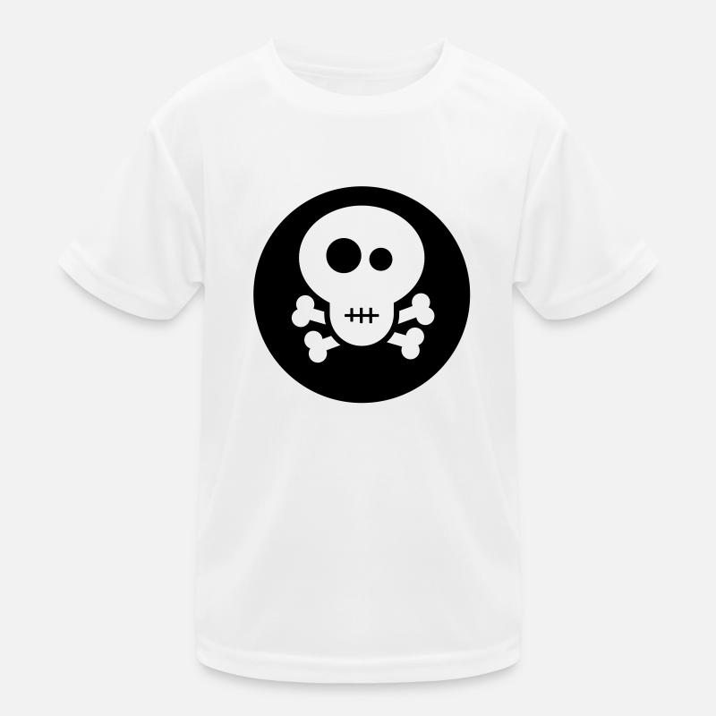 Fancy Skull Kinder Funktions-T-Shirt