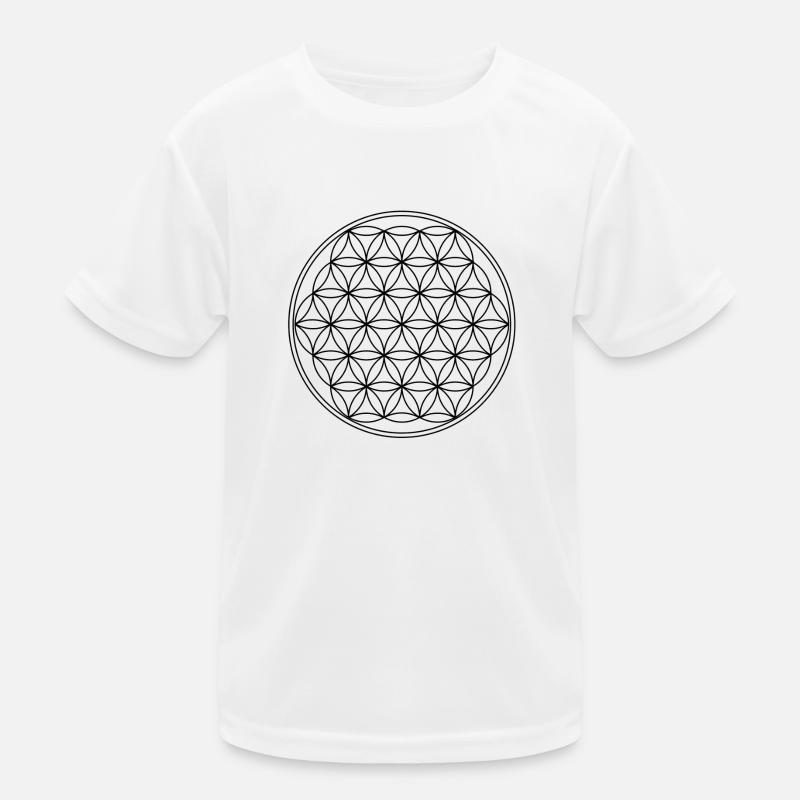 Blume des Lebens Kinder Funktions-T-Shirt