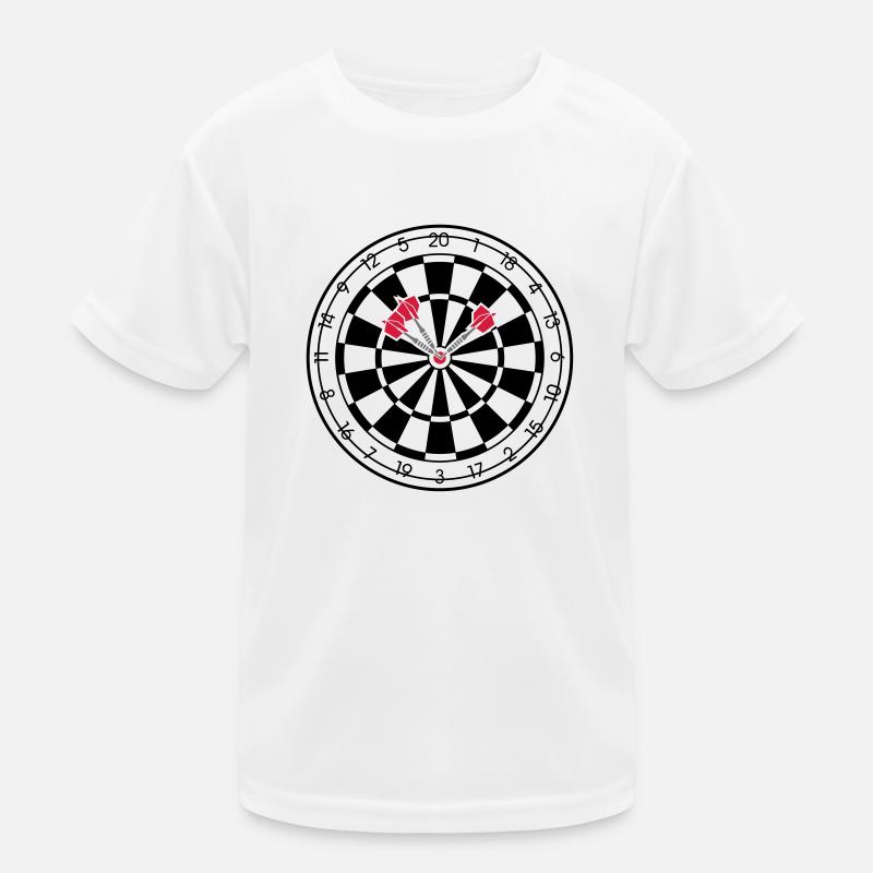 Triples Bulls Eye Jeu de fléchette Fléchettes T-shirt sport Enfant