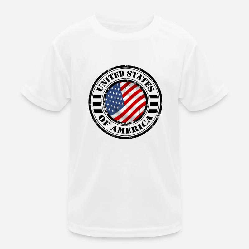 Die USA-07 Kinder Funktions-T-Shirt