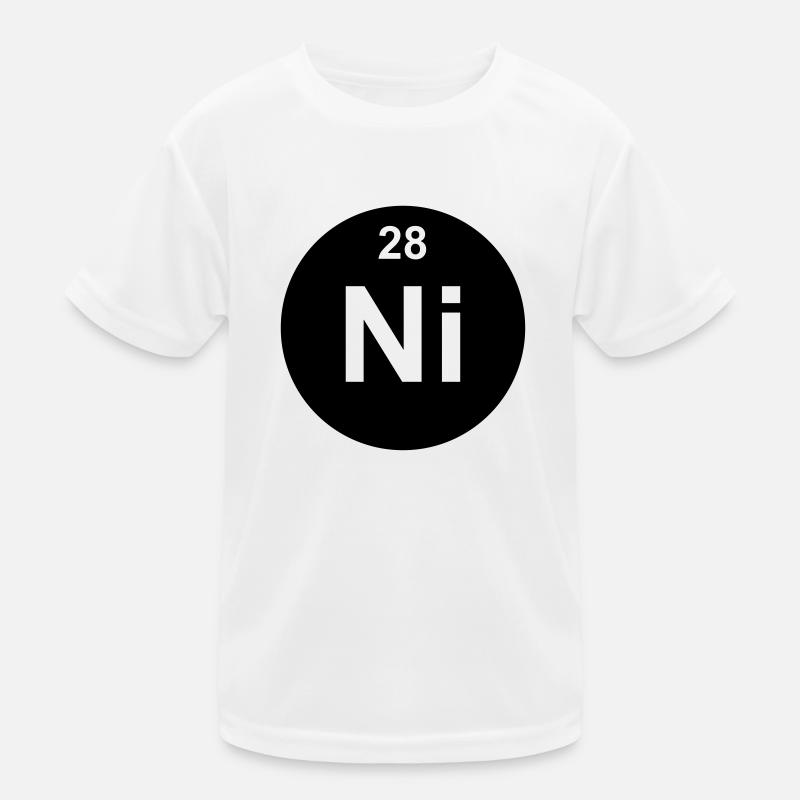 Nickel (Ni) (element 28) Kids Functional T-Shirt