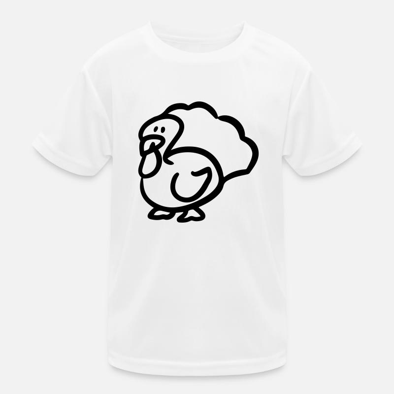 Truthahn Kinder Funktions-T-Shirt