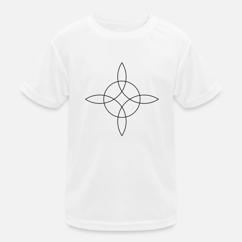 Witch`s Knoten, Bindet die Elemente, Magie Symbol Kinder Funktions-T-Shirt