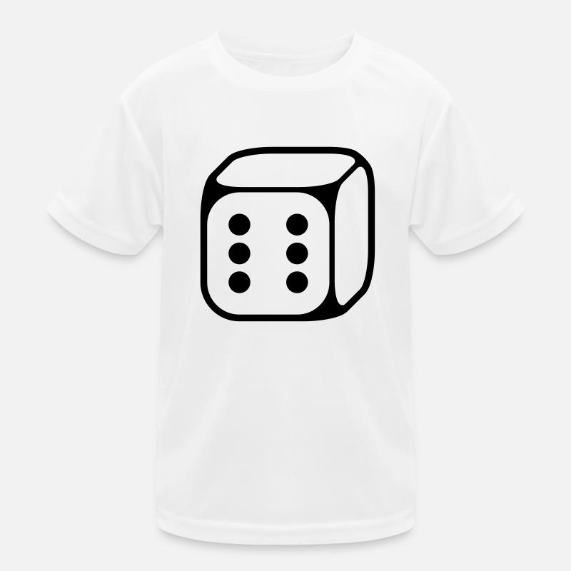 6er Würfel (Sechs / 1C) Kinder Funktions-T-Shirt
