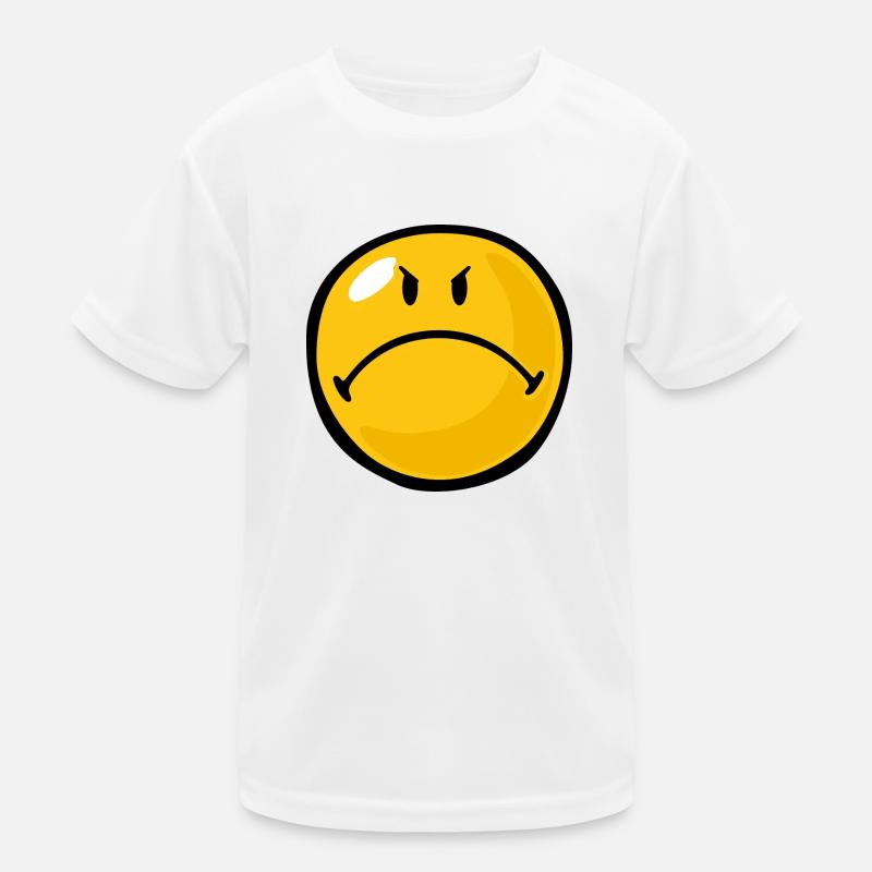 Smiley Anger Riled Kids Functional T-Shirt