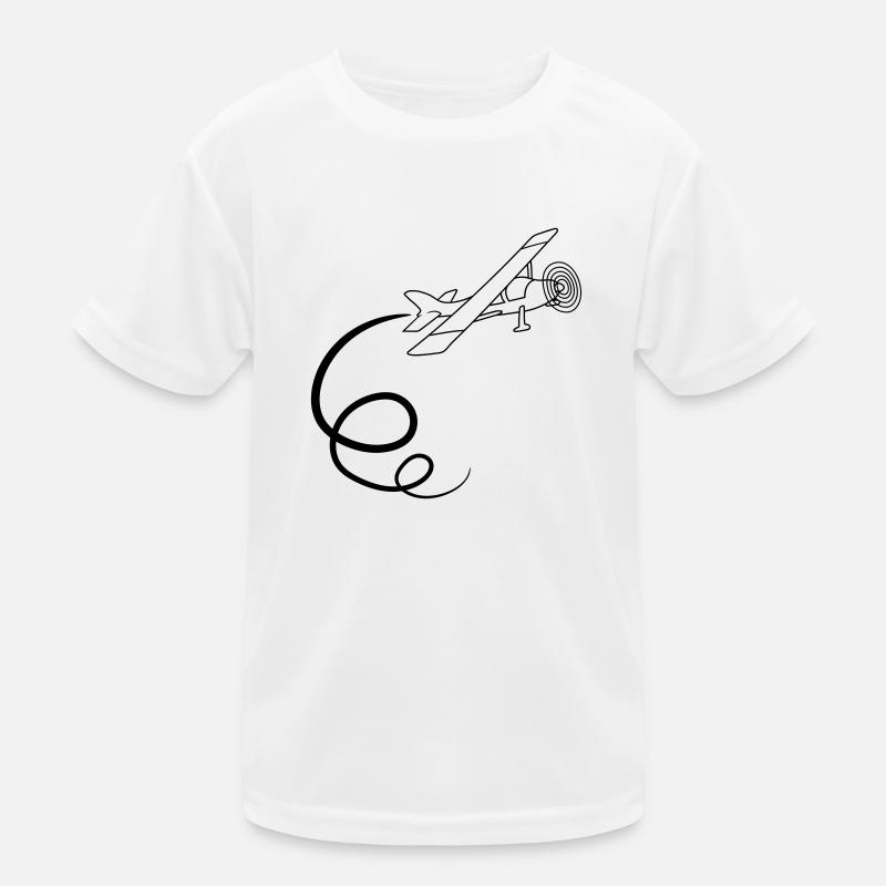 looping kunstflug kunstflieger propeller kleinflug Kinder Funktions-T-Shirt