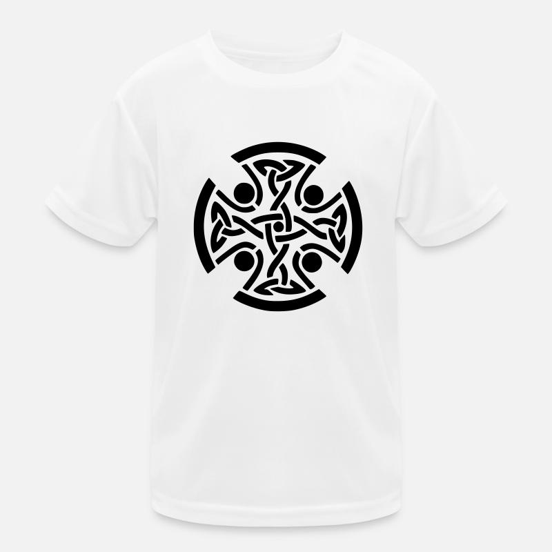conception d'impression de dessin de symbole celtique antique T-shirt sport Enfant