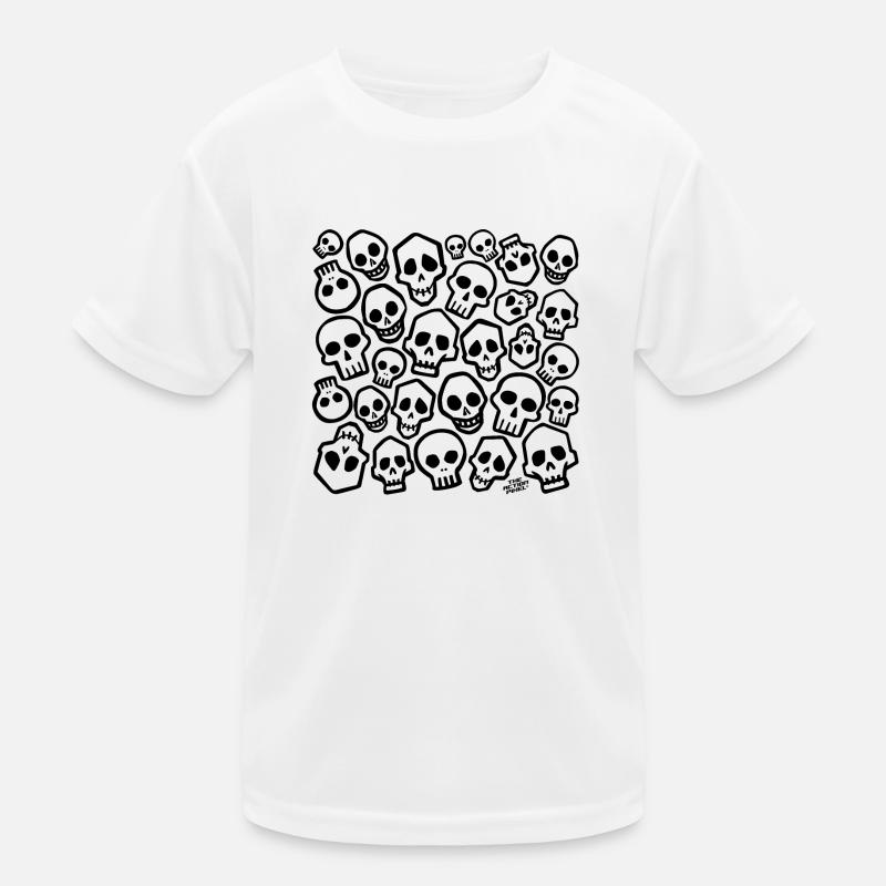 Schädelkopfjäger Kinder Funktions-T-Shirt