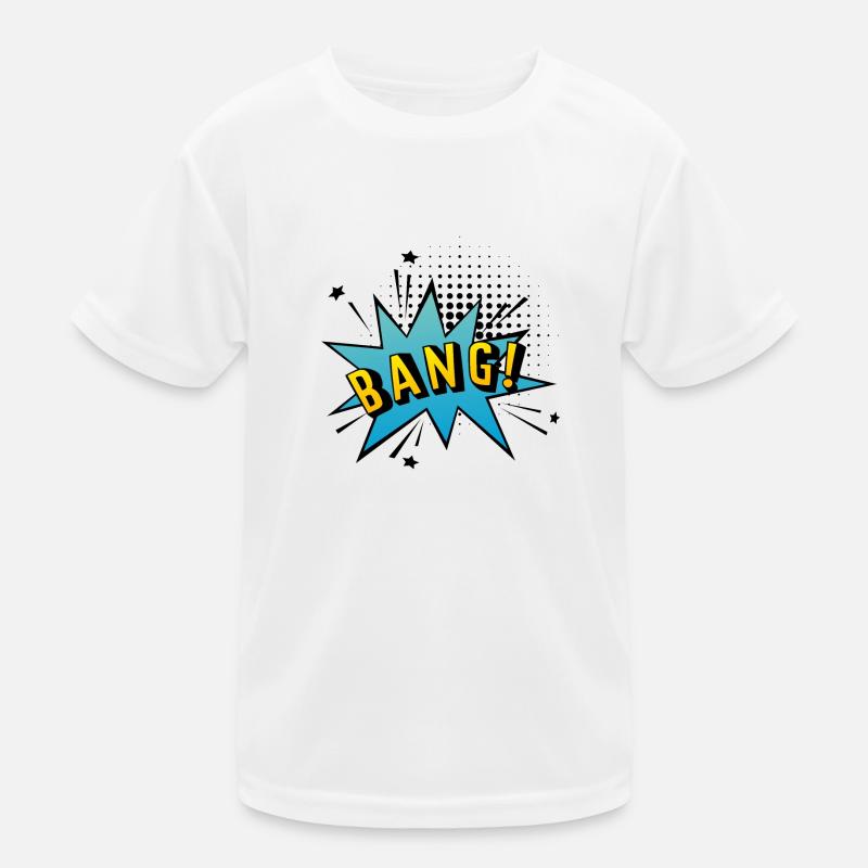 BANG! Speech bubble in pop-art style Kids Functional T-Shirt