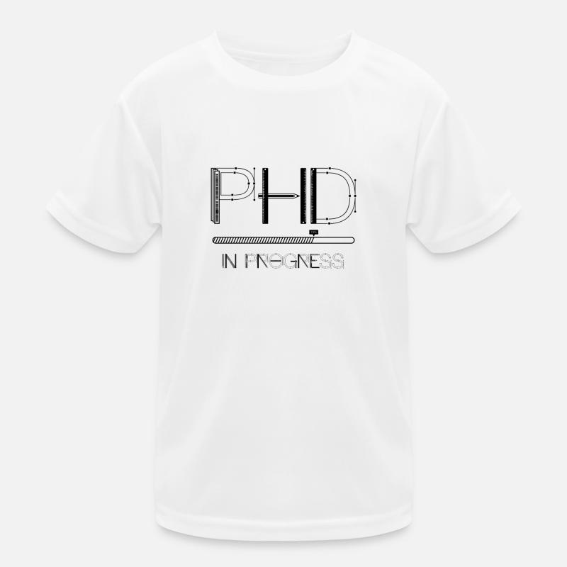PHD IN BEARBEITUNG Kinder Funktions-T-Shirt