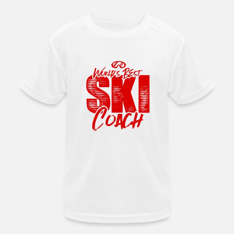 Ski Trainer Coach Weltbester Kinder Funktions-T-Shirt