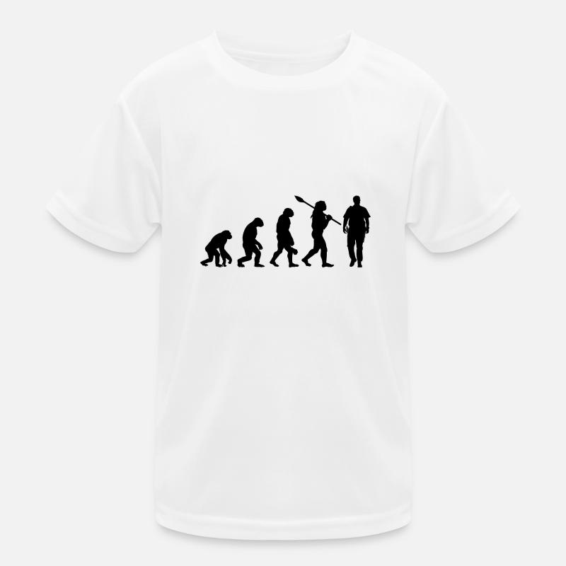 Evolution Sheriff Polizist Polizist Kinder Funktions-T-Shirt