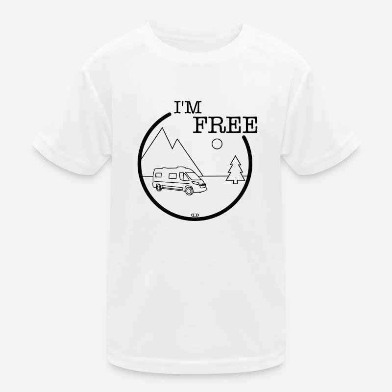 Ich bin frei Kinder Funktions-T-Shirt