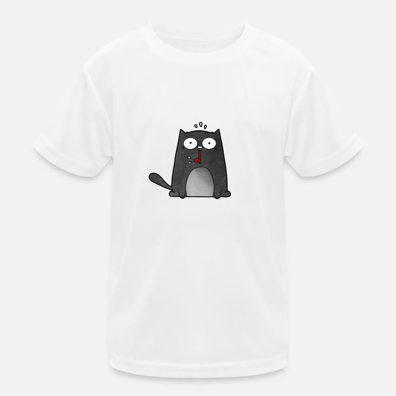 Chat stupide T-shirt sport Enfant