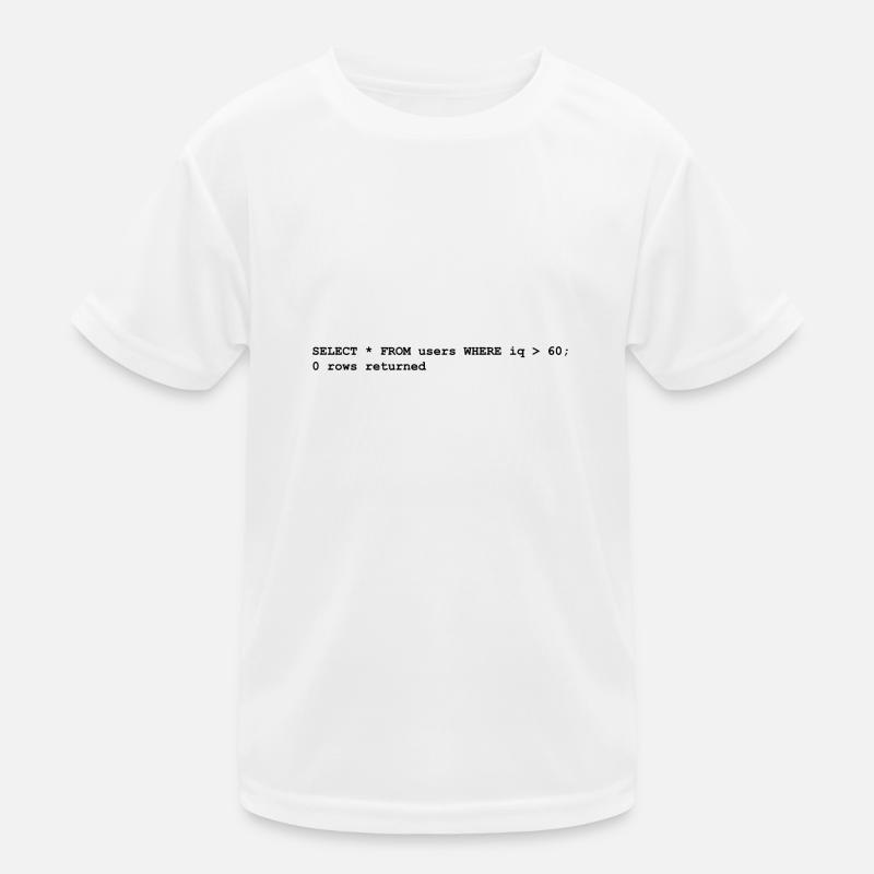 Users iq rows Programming Geschenk Informatik Kinder Funktions-T-Shirt